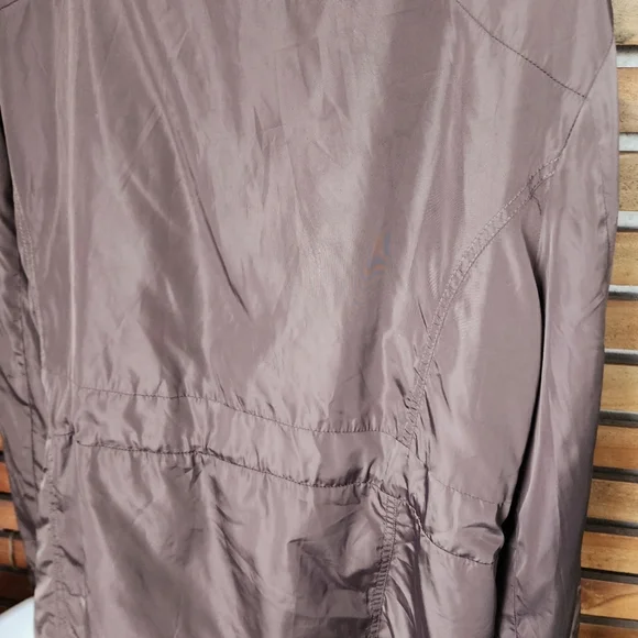 ARMAND THIERY utility raincoat jacket long TAN Size 14/16 - Picture 5 of 16